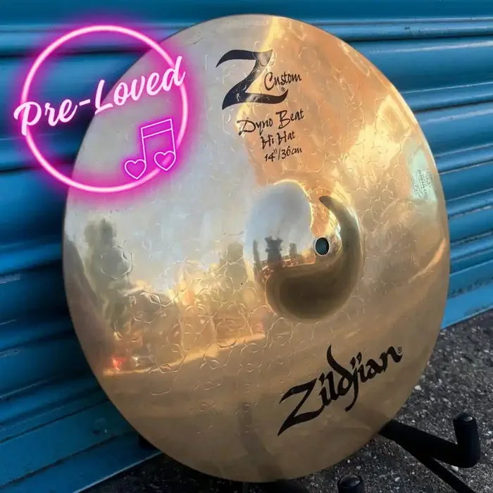Pre Loved Zildjian Dyno Beat 14″ Hi Hats (pair)