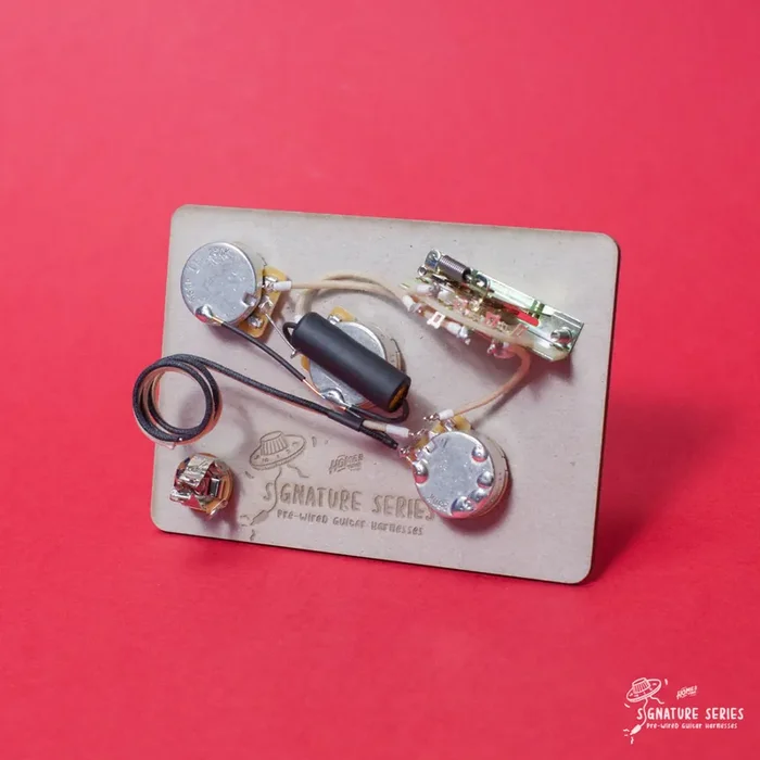 Pre-Wired Guitar wiring harness 5-way Stratocaster No Middle Tone ‘EJ‘ inspired kit Right handed