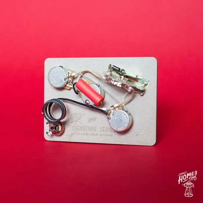 Pre-Wired Guitar wiring harness 5-way Stratocaster ‘Silver Sky‘ kit Right handed