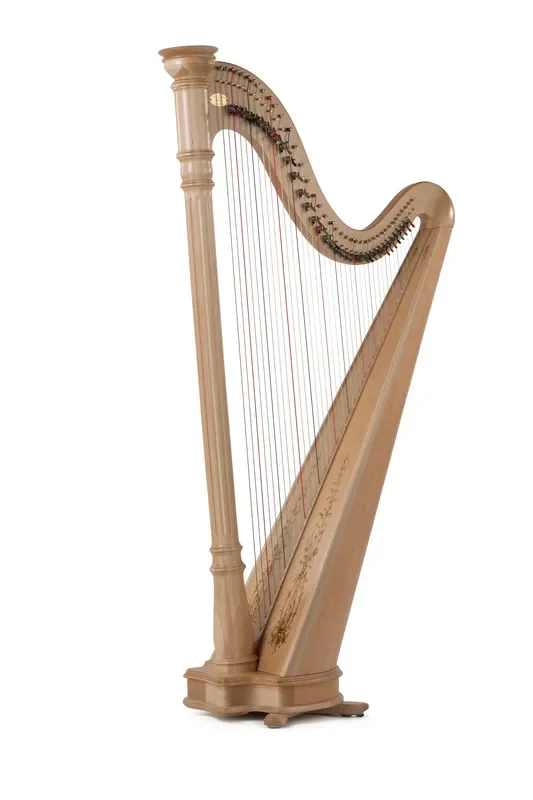 Prelude 40 string harp (Gut strings) in natural finish by Lyon & Healy