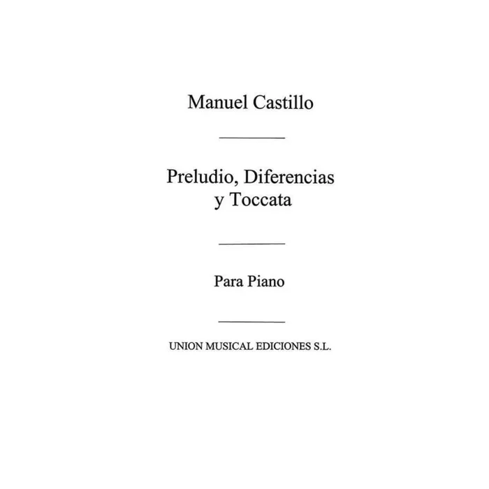 Preludio Diferencias For Piano