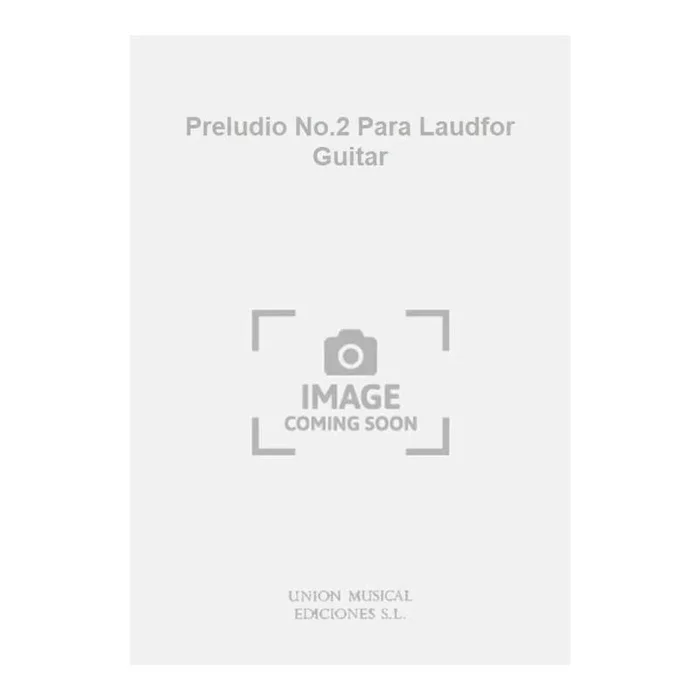 Preludio No.2 Para Laudfor Guitar