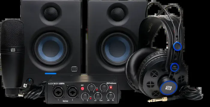 PreSonus Audiobox 96K Complete Audio Recording Bundle