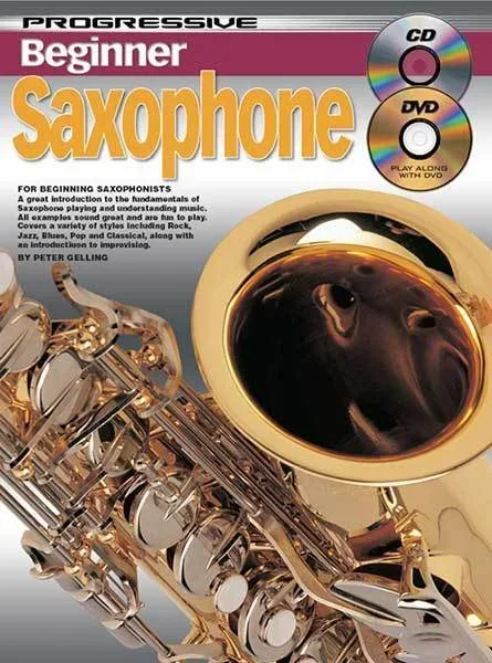 Progressive Beginner Saxophone Small Book/DVD Book