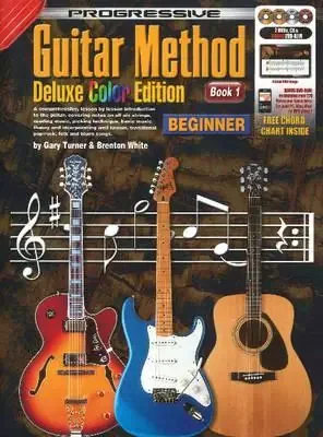 Progressive Guitar Method Deluxe Colour Edition (incl. 3 DVD‘s and CD)