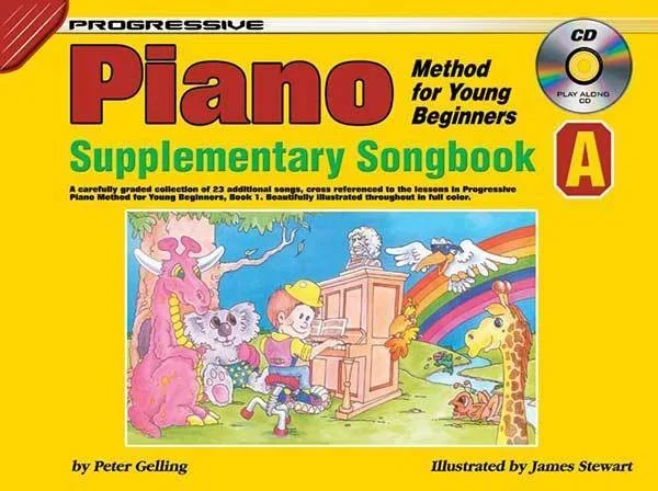Progressive Piano Method For Young Beginners Supplementary Songbook A Book/CD