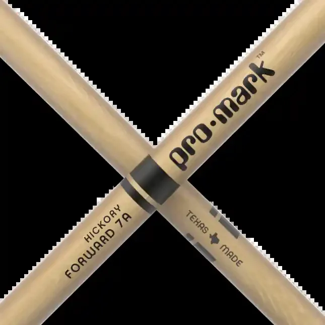 ProMark Classic Forward 7A Hickory Drumstick – Oval Wood Tip – 4-Pack