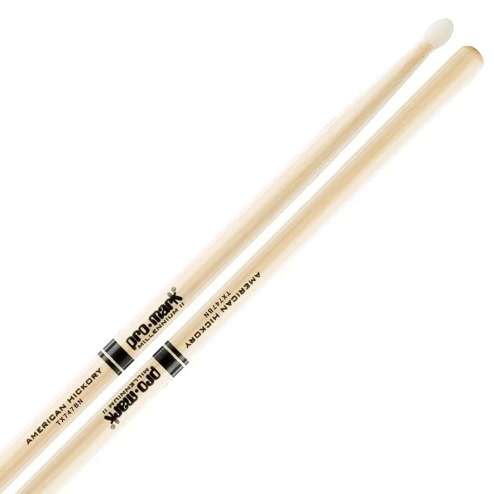 Promark Hickory 747B Nylon “Super Rock” Drumsticks