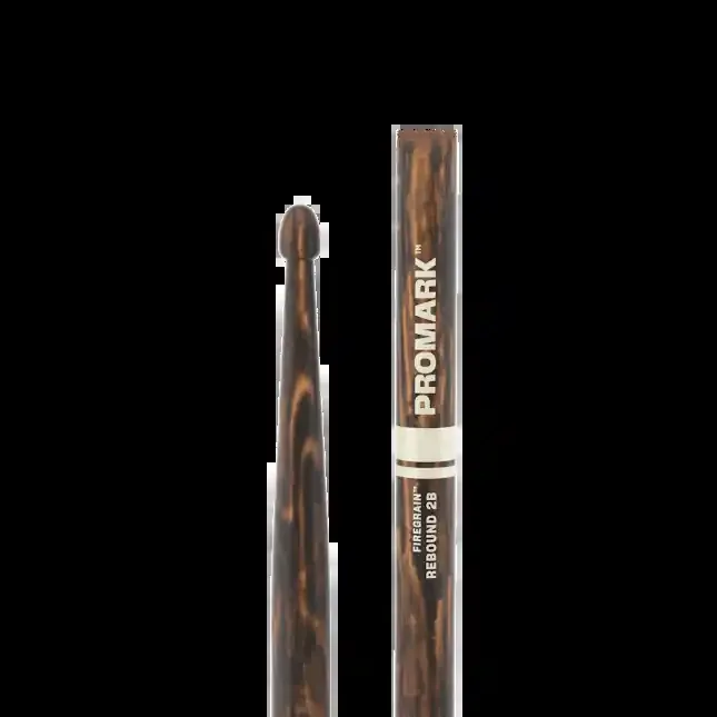 Promark Rebound 2B FireGrain Hickory Drumstick, Acorn Wood Tip