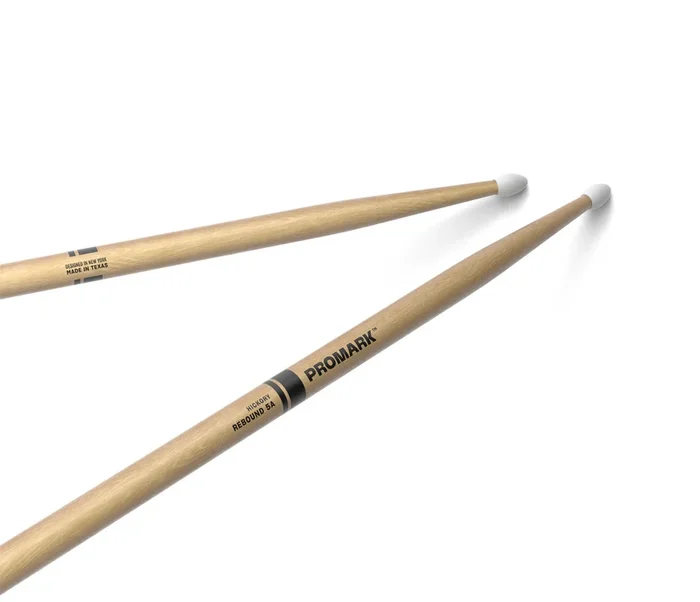 ProMark Rebound 5A Hickory Drumstick, Oval Nylon Tip