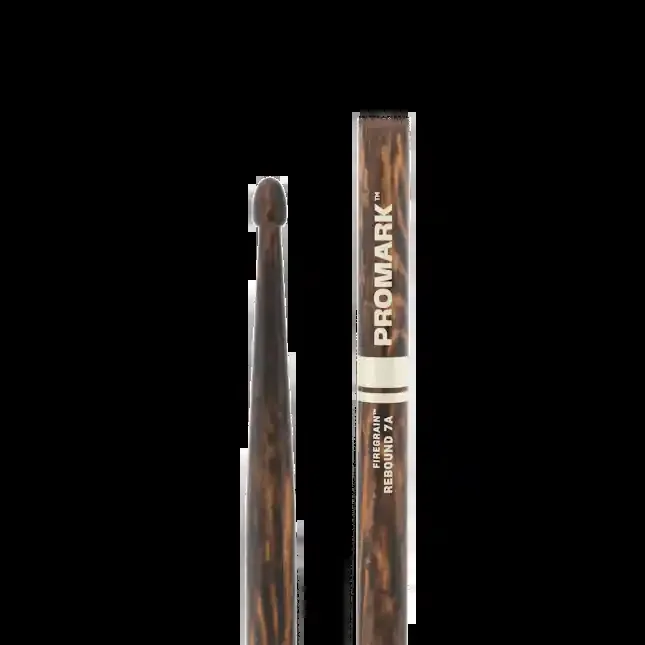 Promark Rebound 7A FireGrain Hickory Drumstick, Acorn Wood Tip