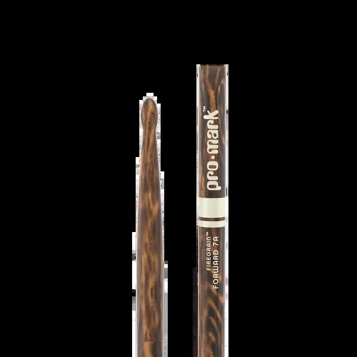 ProMark TX7AW-FG Classic Forward 7A FireGrain Hickory Drumstick – Oval Wood Tip