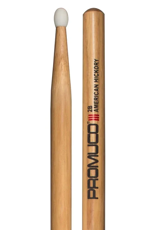Promuco Drumsticks Hickory 2B Nylon Tip