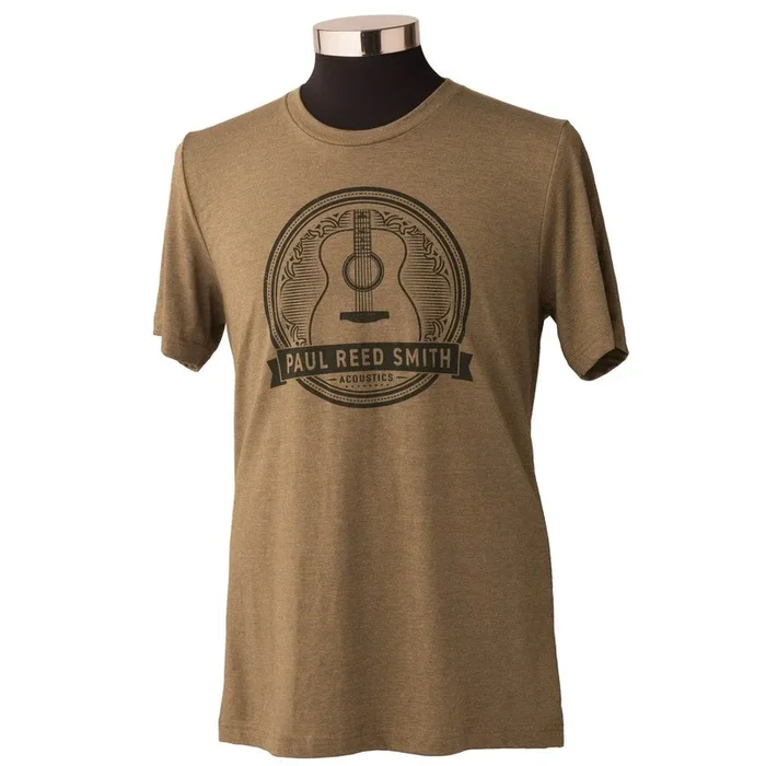 PRS 102883005017 XL Short-Sleeve Tee, Acoustic Design, Heather Green