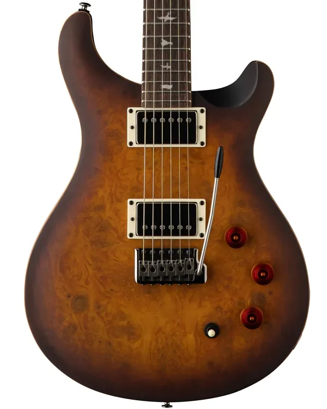 PRS SE Exotic DGT Laurel Burl – McCarty Tobacco Sunburst