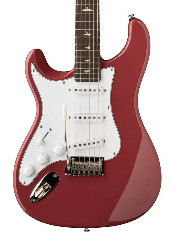 PRS SE Silver Sky Rosewood Left-Handed – Derby Red