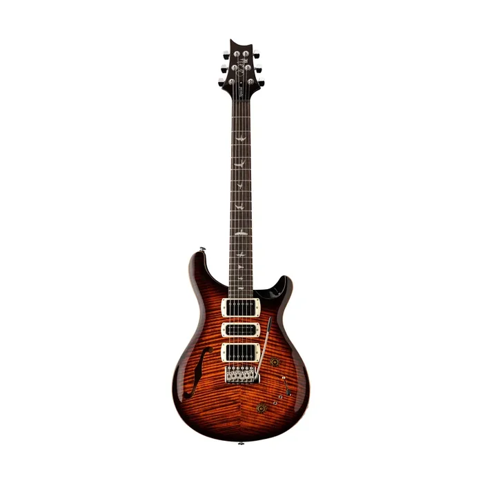 PRS SE Special Semi-Hollow Electric Guitar, Orange Tiger Smokeburst