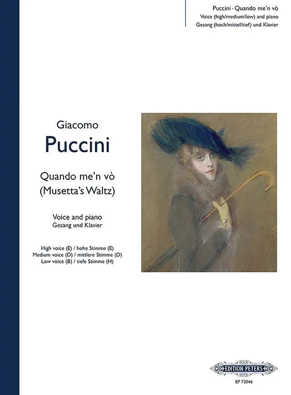 Puccini: Quando me’n vò (3 Keys in One)