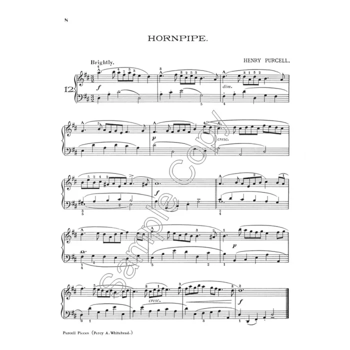 Purcell Pieces – Whitehead, Percy