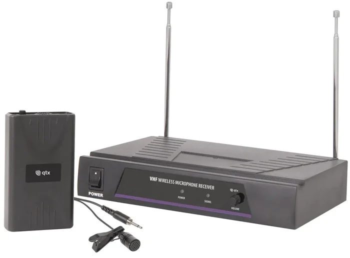 QTX VHF Wireless Lavalier Microphone System – 171.835