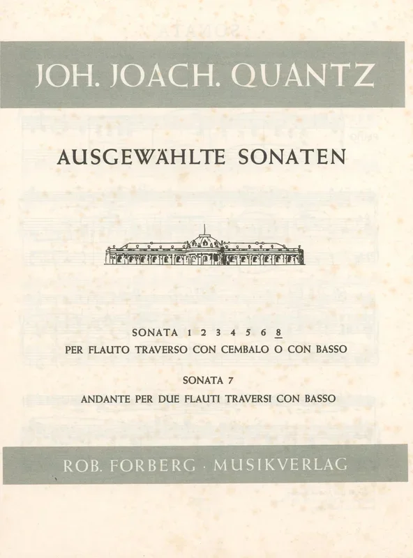 Quantz: Flute Sonata No. 8 in D Major