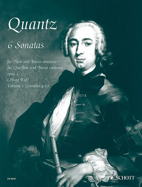 Quantz: Flute Sonatas, Op. 1 – Volume 2 (Nos. 4-6)