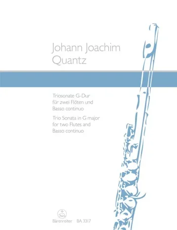 Quantz : Trio Sonata in G. : Mixed Ensemble: (Barenreiter)