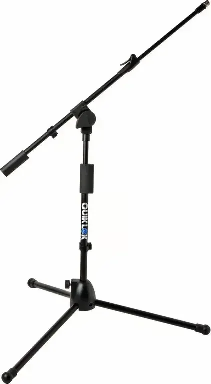 Quiklok Short Microlite Telescopic Boom Arm Microphone Stand
