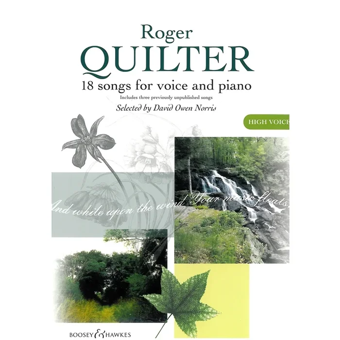 Quilter, Roger – 18 Songs for high voice and piano