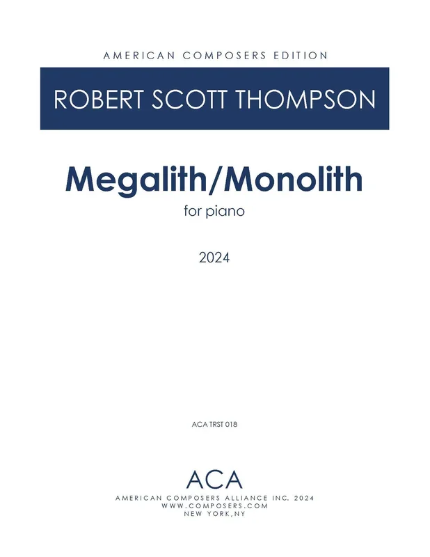 R.S. Thompson: Megalith/Monolith