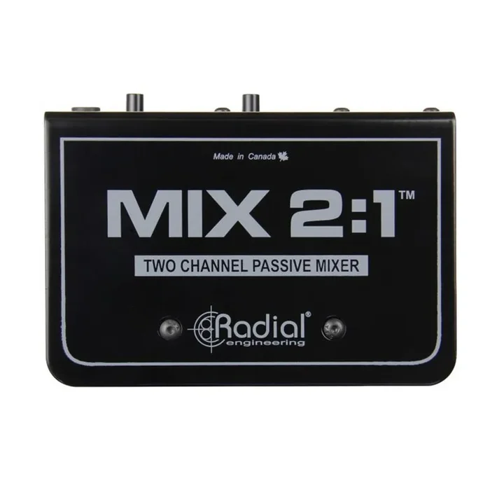 RADIAL MIX 2:1 – PASSIVE BALANCED MIXER, 2 IN 1 OUT