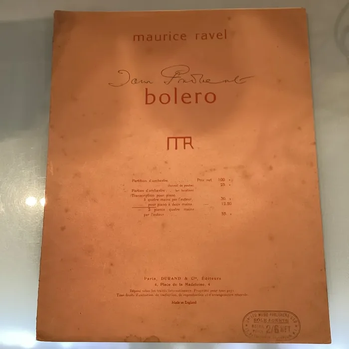 Ravel Bolero for Piano (Solo Piano) (B-Stock)