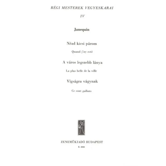 Regi mesterek vegyeskarai 4