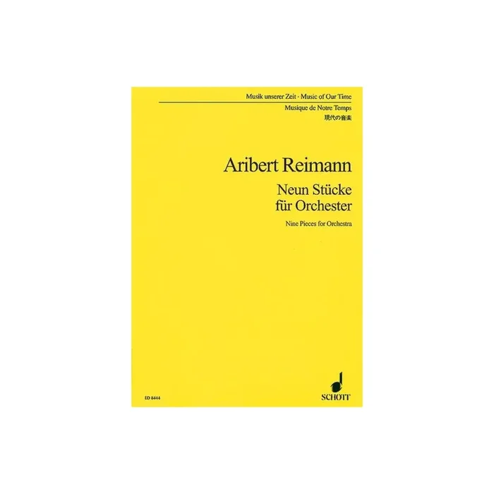 Reimann, Aribert – 9 Pieces