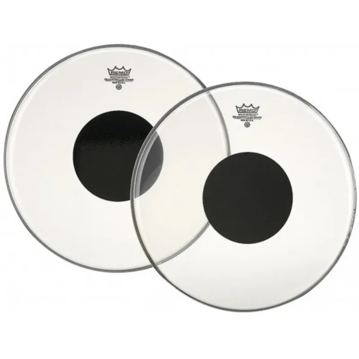 Remo Controlled Sound Clear w/ Black Dot 10″