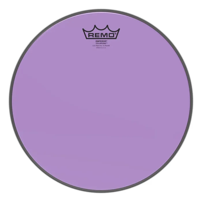 Remo Emperor Colortone Purple Drumhead 12″