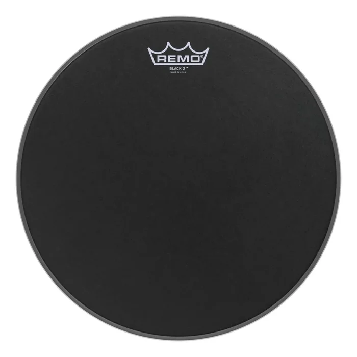 Remo Emperor X Black Suede Snare Drumhead – Bottom Black Dot 13″