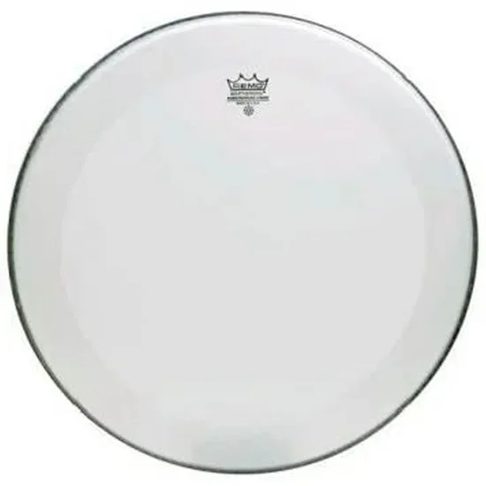 Remo P3-1122-00 Powerstroke P3 Coated Bass Drumhead, 22″ w/ No Pinstripe