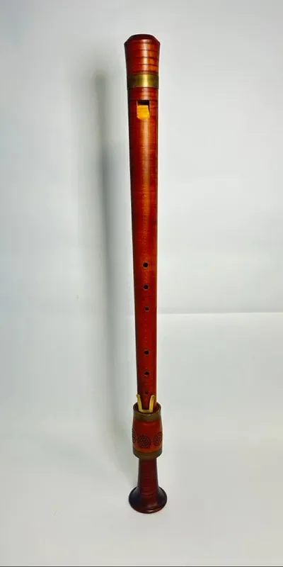 Renaissance Basset Recorder in F (a460) by Adrian Brown (Reconditioned)