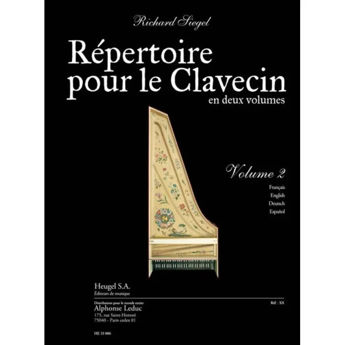 Répertoire pour le clavecin volume 2 [6-7]