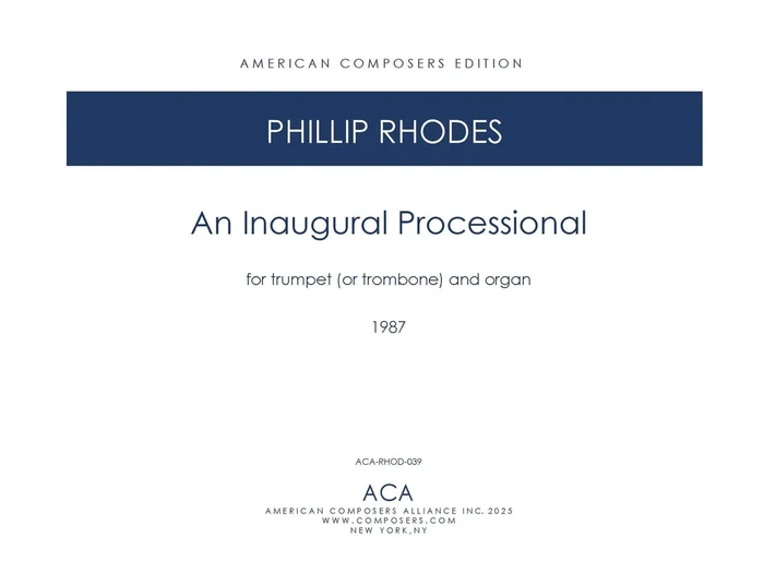 Rhodes: An Inaugural Processional