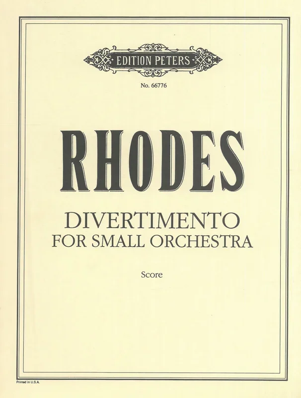 Rhodes: Divertimento