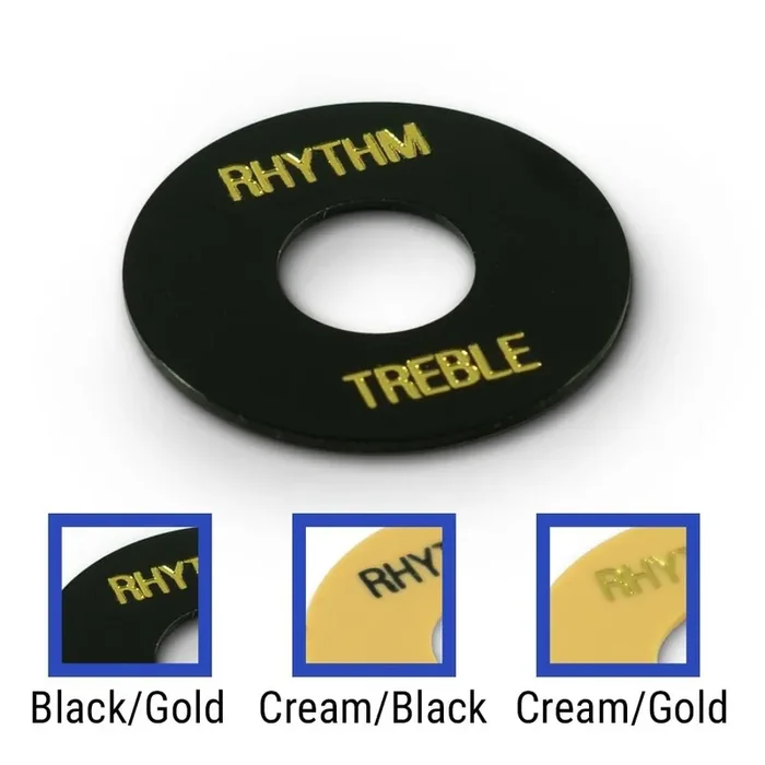 Rhythm/Treble Ring Poker Chip Washer For Gibson Toggle Switches