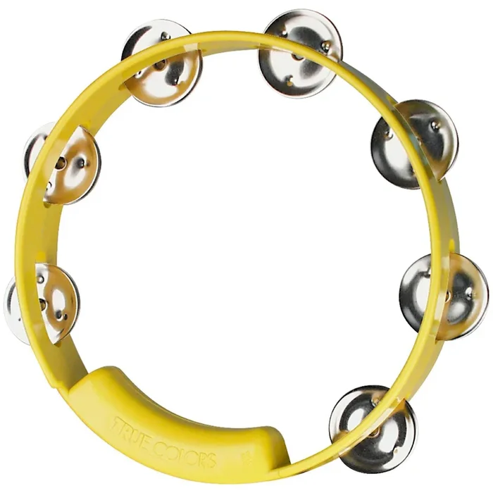 RhythmTech True Color Tambourine Yellow