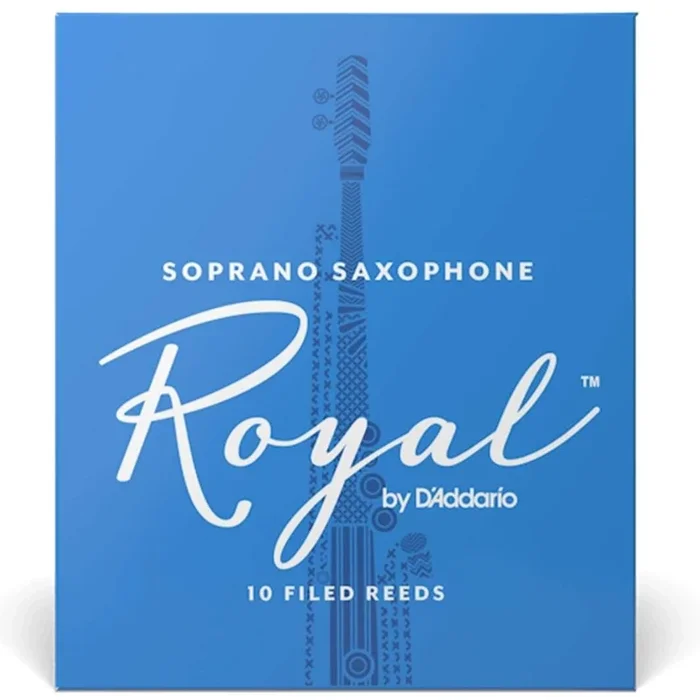 RICO ROYAL RIB1030 #3 Soprano Sax Reeds, Box of 10