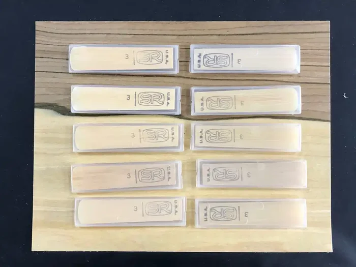 Rico Symmetricut Alto Saxophone Reeds 3 Medium – Hard – Pack Of 10 Reeds