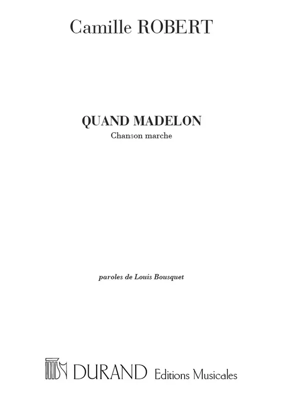 Robert, Camille – Madelon