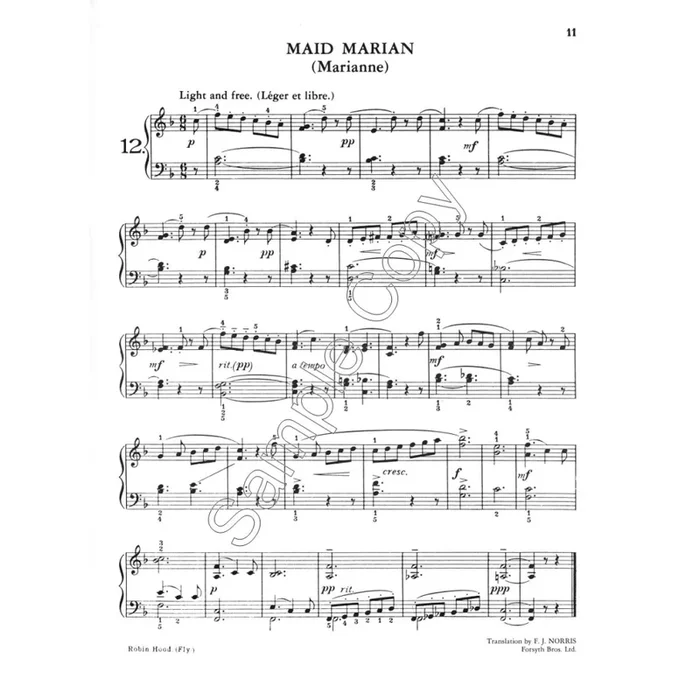 Robin Hood – Fly, Leslie – Piano