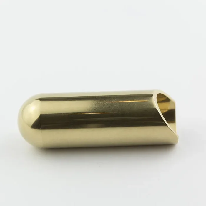 Rock Slide Balltip Lap/Pedal Steel Brass Guitar Slide, Large