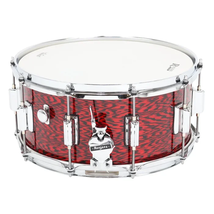 Rogers SuperTen 14 ” x 6.5 ” Wood Shell Snare Drum in Red Onyx